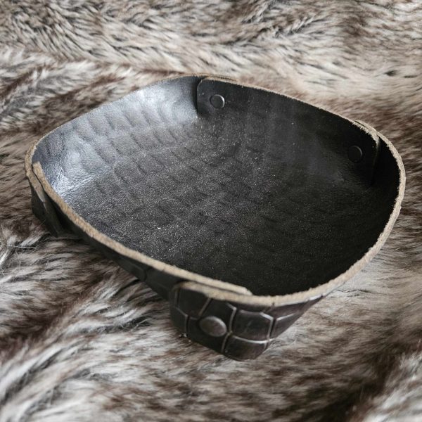 Vide poches ou piste de dés en cuir – Image 2