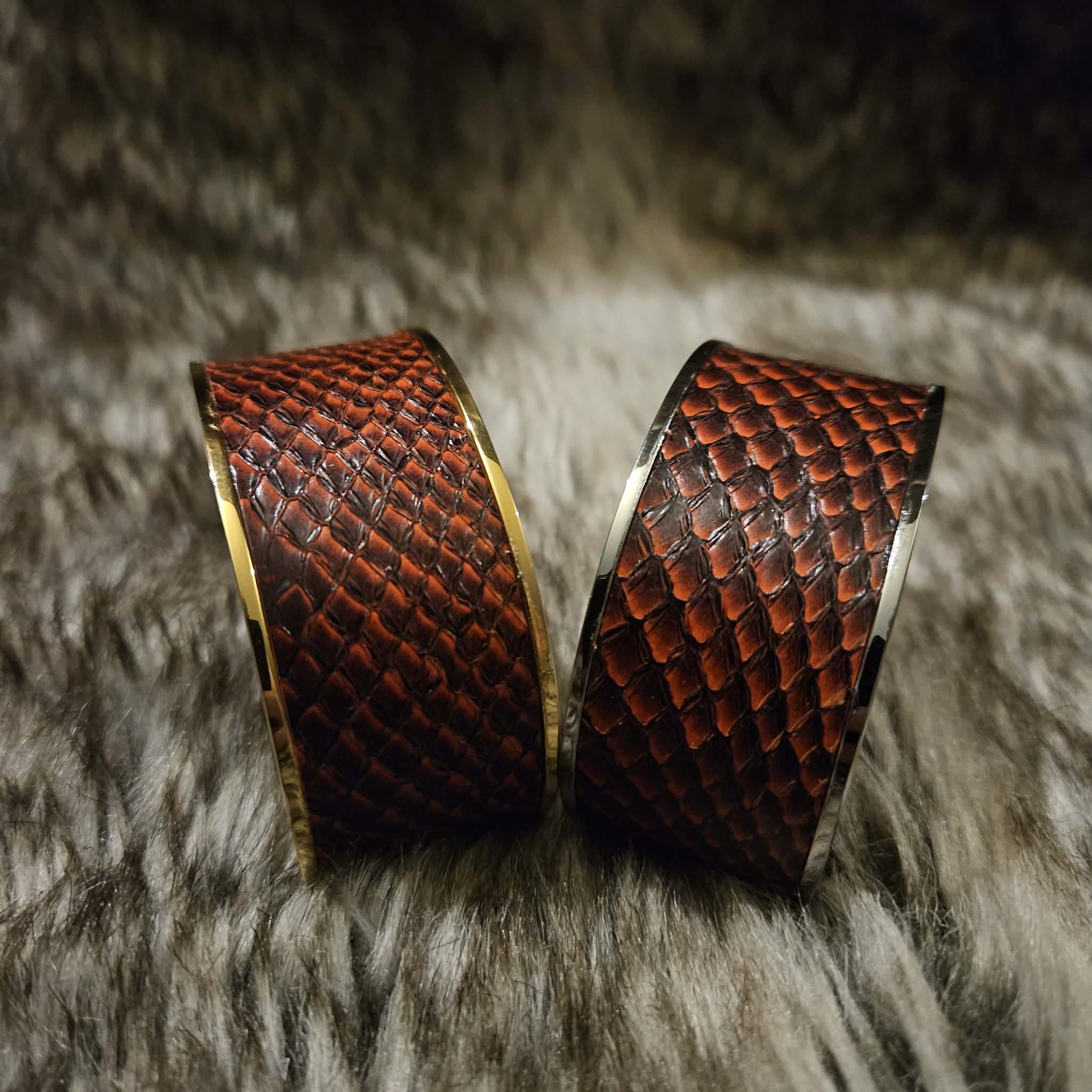 Bracelet manchette "Les dragonniers" version luxe – Image 8