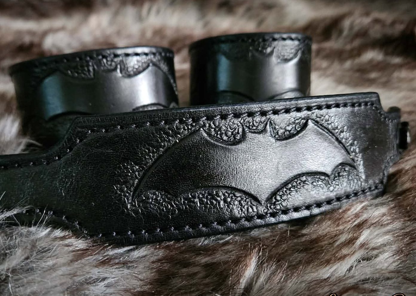 Bracelets de super héros en cuir à tannage végétal