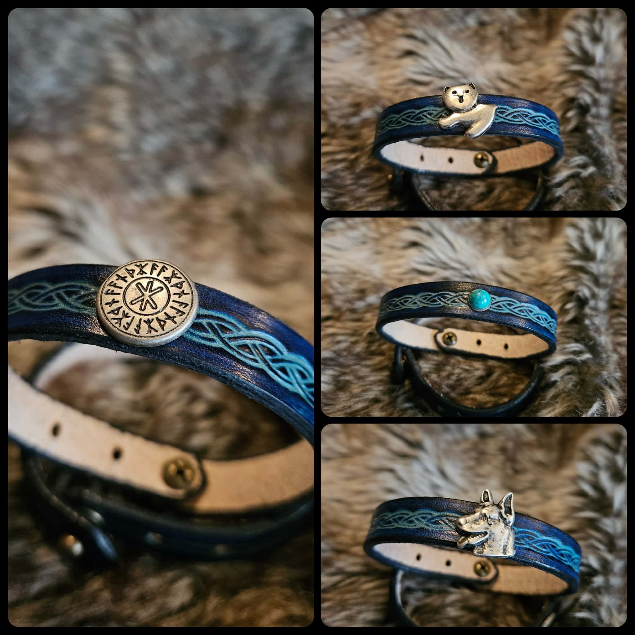 Bracelets fins en cuir Tinies