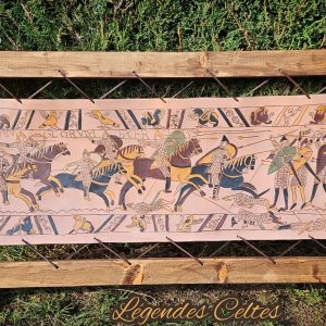 La tapisserie de la bataille d'Hastings en cuir