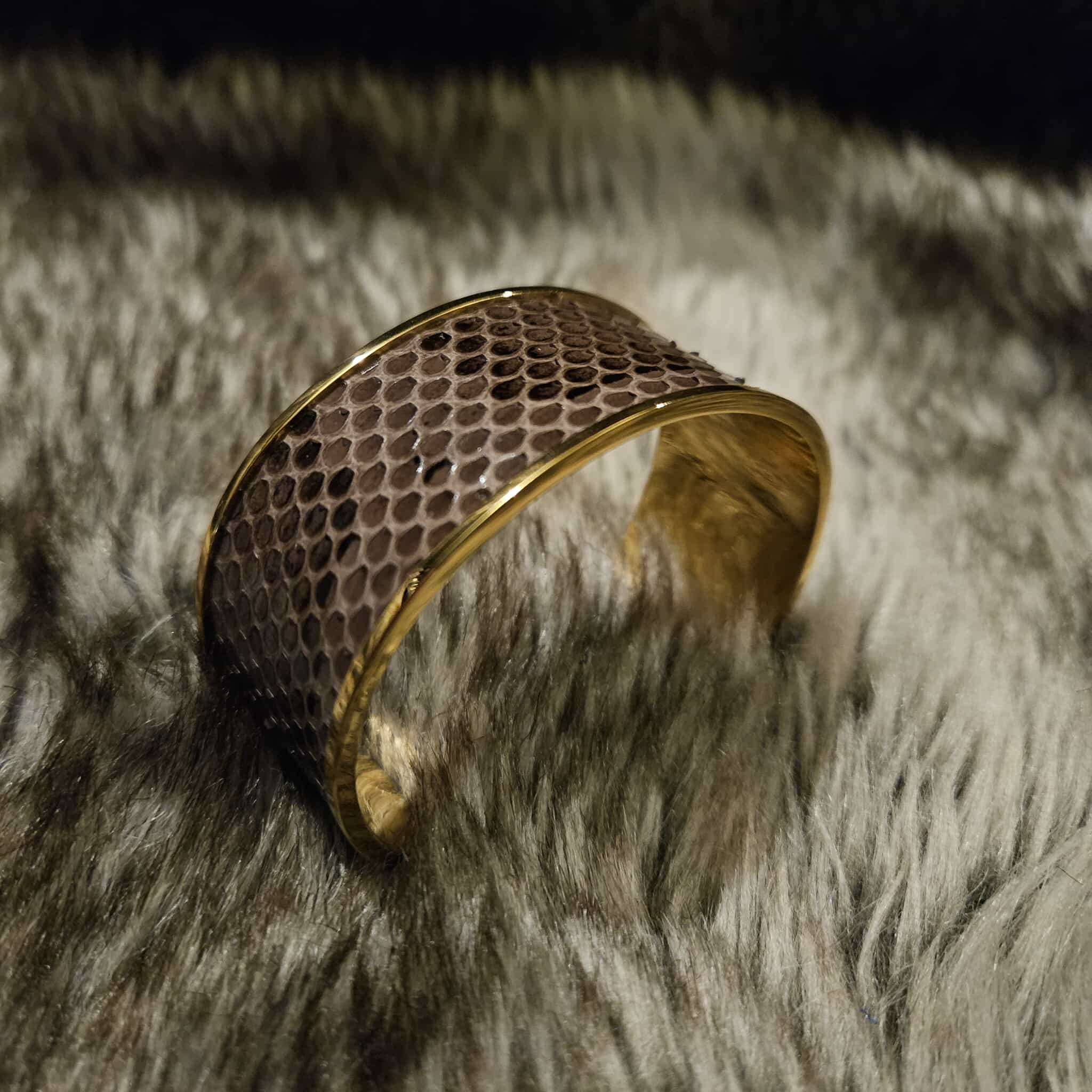 Bracelet manchette "Les dragonniers" version luxe – Image 5