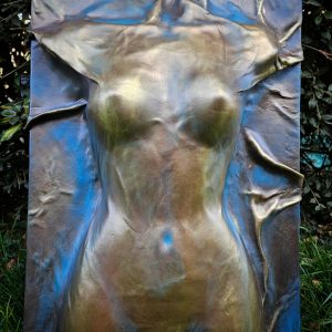 Tableau en cuir à tannage végétal " la venus d'Airain "